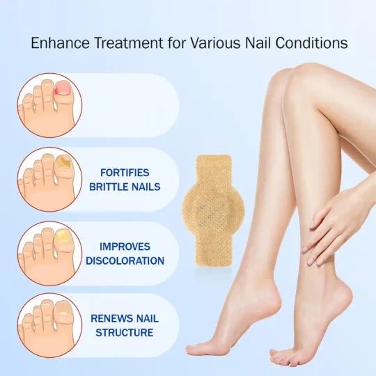 🔥SKAVIX™Fungal Nail Patches, 21pcs/box Nail Health Care Patches, Nail Fungus Care Patches, Suitable for Solving Fungal Nails and Other Nail Problems, Nail Supplies, Daily Care Nails Kit Set