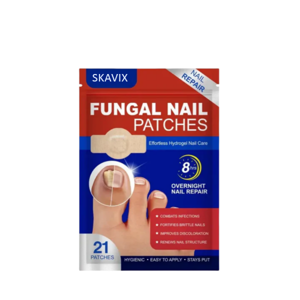🔥SKAVIX™Fungal Nail Patches, 21pcs/box Nail Health Care Patches, Nail Fungus Care Patches, Suitable for Solving Fungal Nails and Other Nail Problems, Nail Supplies, Daily Care Nails Kit Set