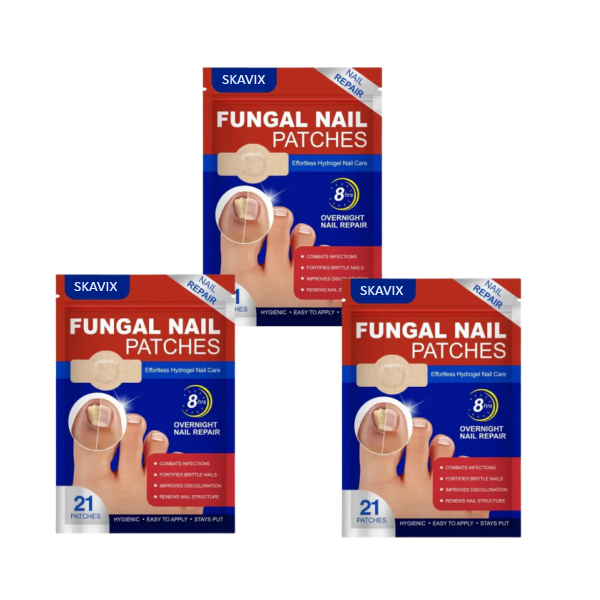🔥SKAVIX™Fungal Nail Patches, 21pcs/box Nail Health Care Patches, Nail Fungus Care Patches, Suitable for Solving Fungal Nails and Other Nail Problems, Nail Supplies, Daily Care Nails Kit Set
