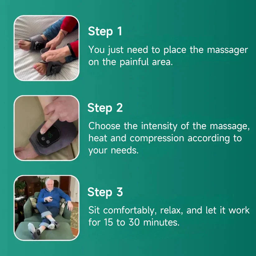 NESLEMY™ 3-In-1 Foot Massager,Your at-home therapist for foot pain