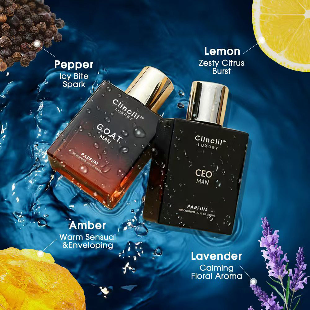Final 3 Hours: 60%OFF🔥Gentlemen's Fragrance Set with CEO MAN Perfume & G.O.A.T MAN Aroma